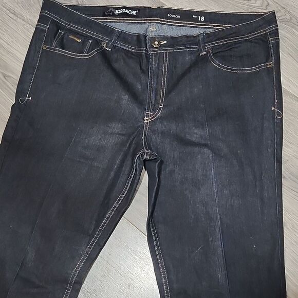 EUC Jordache Dark Bootcut Midrise Jeans - Picture 5 of 8